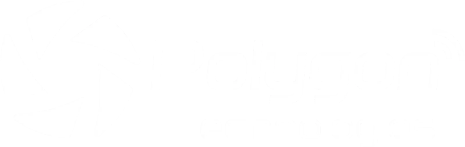 Polygon Technologies Logo RGB white